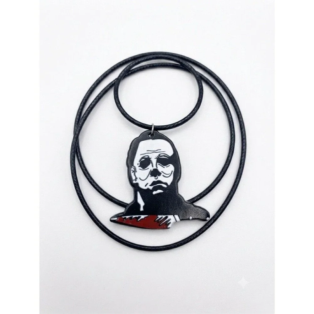 Michael Myers Pendant Necklace - Halloween Horror Movie Slasher Jewellery Gift